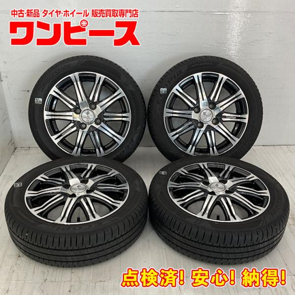 中古タイヤホイールセット 165/55R14 72V  14インチ 14×4.5J +45 4穴 P...