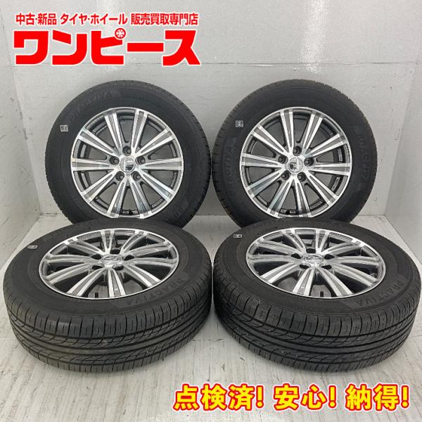 中古タイヤホイールセット 215/60R16 95H 16インチ 16×6.5J +38 5穴 PC...