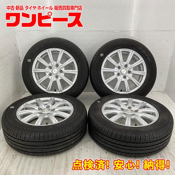 中古タイヤホイールセット 215/60R16 95H 16インチ 16×6.5J +53 5穴 PC...