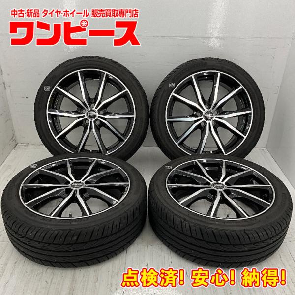 中古タイヤホイールセット 215/45R17 91W  17インチ 17×7J +48 5穴 PCD...