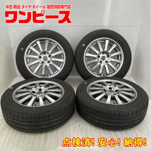 中古タイヤホイールセット 215/60R17 96H  17インチ 17×7J +38 5穴 PCD114.3 ブリヂストン EXCEEDER 夏 エスティマ   d820