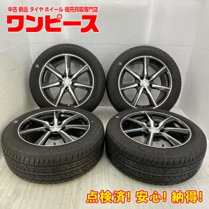 中古タイヤホイールセット 225/60R18 100H  18インチ 18×8J +35 5穴 PCD114.3 ファルケン Lofida 夏   d818｜onepiecetire