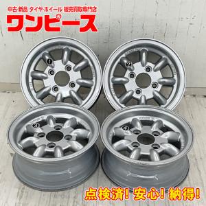 MINILITE ミニライト ローバーミニ 中古アルミホイール 4本セット 12×5J +0 4穴 PCD101.6 12インチ MINILITE c2888