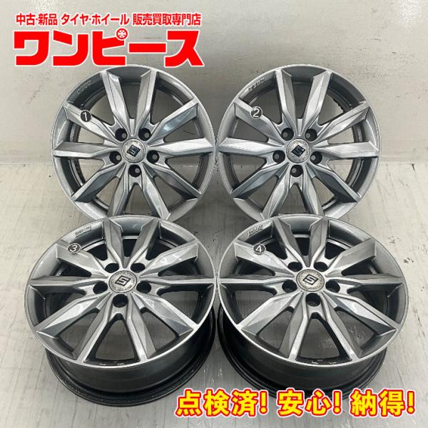 中古アルミホイール 4本セット 15×6J +45 5穴 PCD100 15インチ SEIN   c...