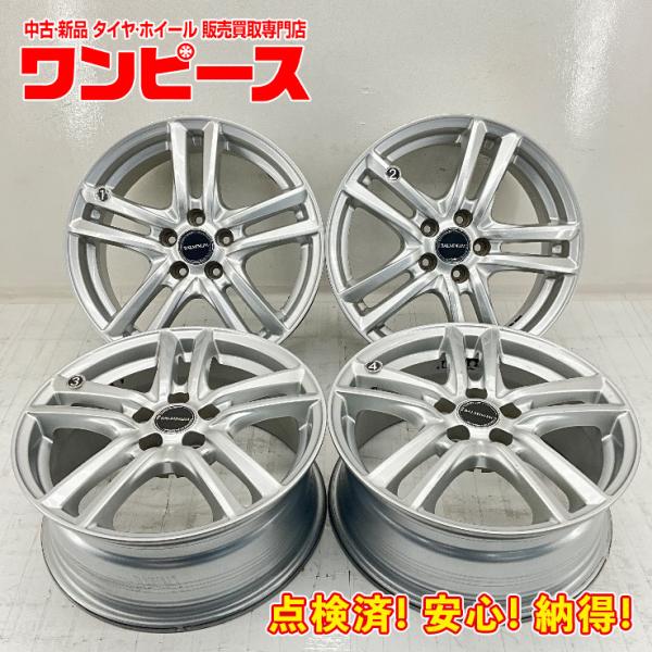 中古アルミホイール 4本セット 16×6.5J +45 5穴 PCD100 16インチ BRIDGE...