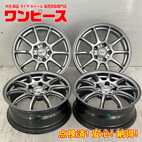 中古アルミホイール 4本セット 16×6.5J +45 5穴 PCD114.3 16インチ LCZ ...