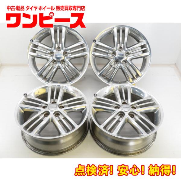 中古アルミホイール 4本セット 17インチ 17x6.5J +45 5穴 PCD114.3 AUTE...