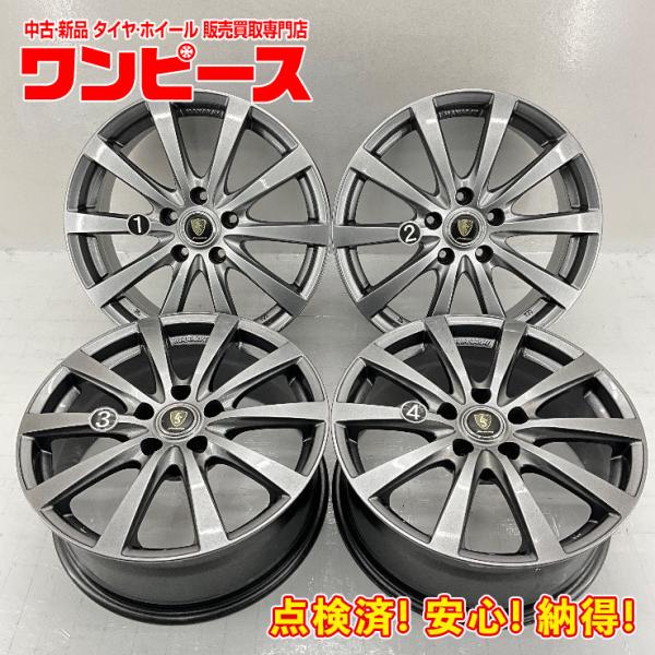 中古アルミホイール 4本セット 17×7J +40 5穴 PCD114.3 17インチ  MANAR...