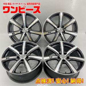 中古アルミホイール 4本セット 18×8J +42 5穴 PCD114.3 18インチ  ROZEST  c1182｜onepiecetire