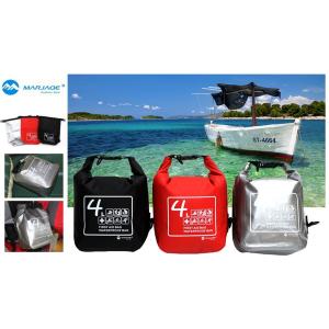 防水バッグ 完全防水バッグ  ドライバッグ 4L  ウォータープルーフ