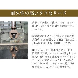 犬 リード Wロック ネジ式 柴犬 おしゃれ ...の詳細画像4