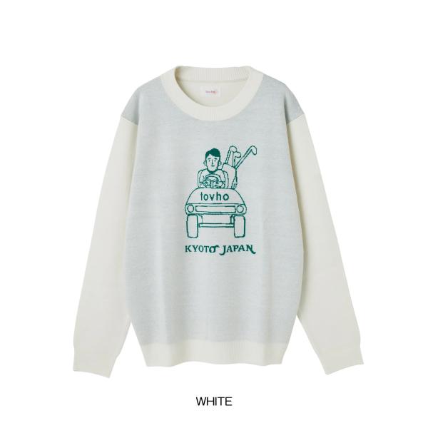 トヴホ  tovho  メンズ  ゴルフ 【tovho】ＳＯＦＴＷＯＯＬセーター　21-661105