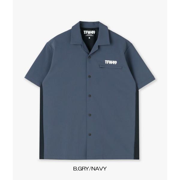 ティーエフダブリュ４９ TFW49  メンズ COMBINATION OPEN COLLAR SHI...