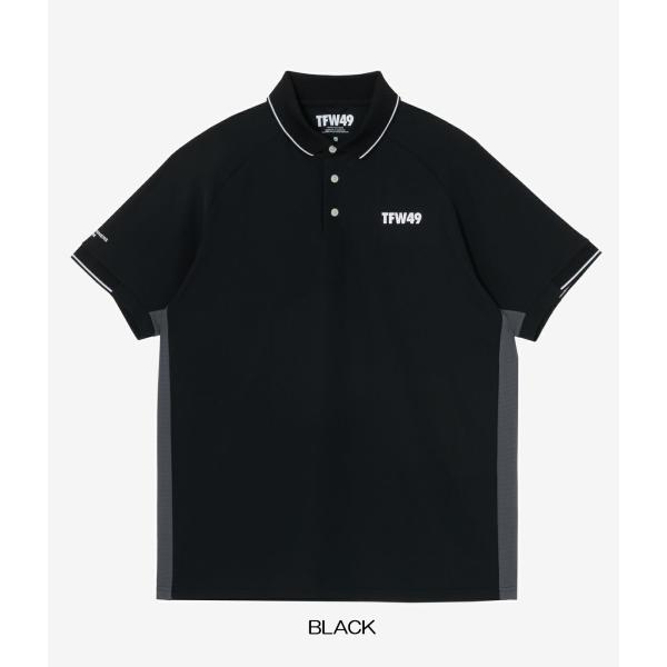 ティーエフダブリュ４９ TFW49  メンズ  LINE SLEEVE POLO ラインスリーブポロ...
