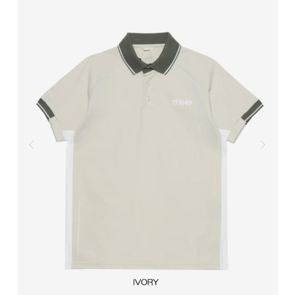 ティーエフダブリュ４９ TFW49  メンズ  LINE SLEEVE POLO ポロシャツ  T1...