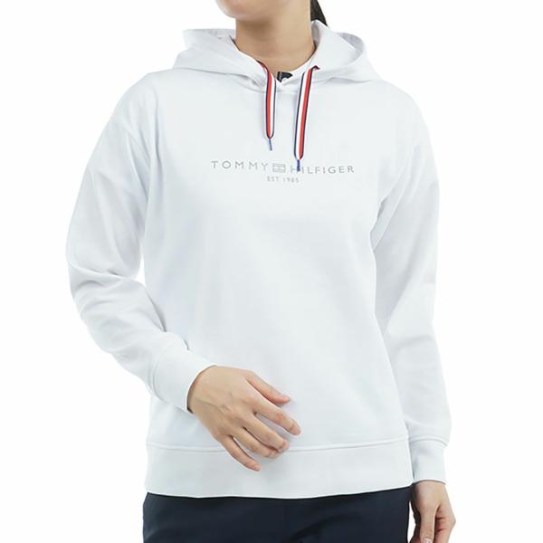 トミーヒルフィガー TOMMY HILFIGER レディース ゴルフ  フロントロゴ フーディーパー...
