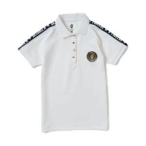 ヴィトゥエルブ Ｖ12  ゴルフ  レディース　2022年春夏　TAPE POLO_WM　S/Sポロシャツ  V122210-CT04-WM｜onepoint