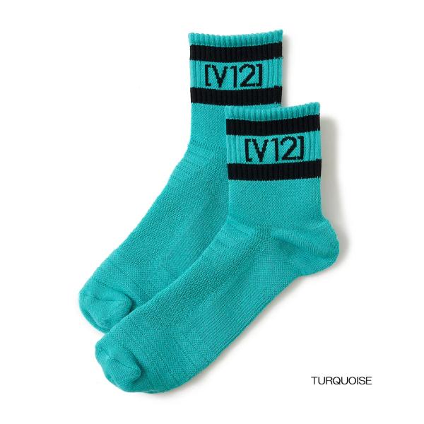 ヴイトゥエルヴ Ｖ12  ゴルフ  メンズ  VT LINE MID SOCKS ソックス ミドル ...