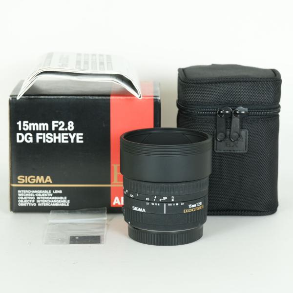 [美品] SIGMA 15mm F2.8EX DG DIAGONAL FISHEYE (キヤノンEF...
