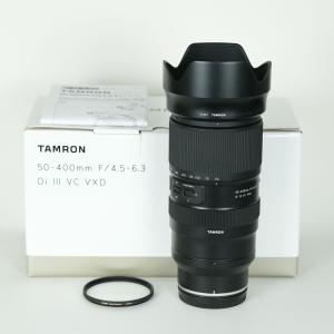 [美品 | 高級フィルター付] TAMRON 50-400mm F/4.5-6.3 Di III VC VXD (Model A067) [ニコンZ用] | Nikon Zマウント