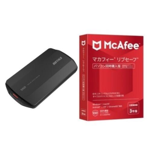 バッファロー(BUFFALO) SSD-PHP500U3-BA USB 3.2 Gen2 対応 外付...