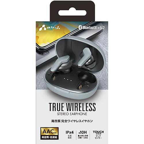 エアージェイ(air-j) ABT-AP6 SL シルバー BluetoothR 高音質 完全ワイヤ...