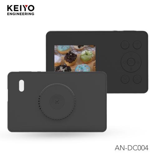 KEIYO(ケイヨー) AN-DC004BK ブラック 超スリム！ポケットサイズデジタルカメラ 薄さ...