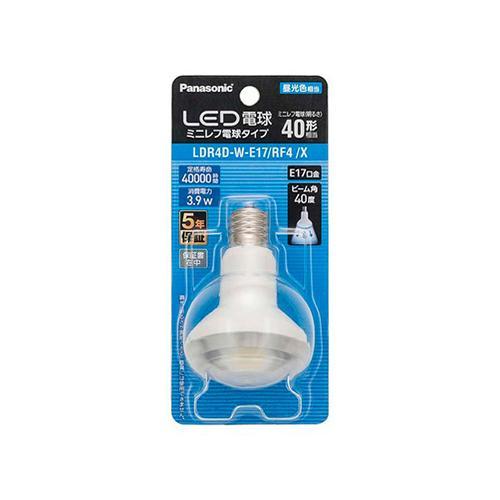 パナソニック(Panasonic) LDR4DWE17RF4X LED電球 昼光色 E17口金 40...