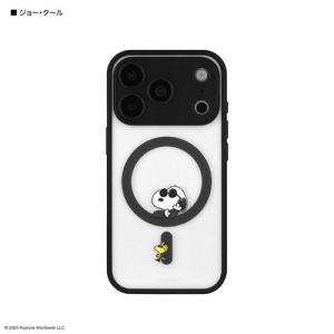 グルマンディーズ(gourmandis) SNGG-175B ジョー・クール ピーナッツ スヌーピー IIIIfit プランプフレーム iPhone17 Pro MagSafe 対応 ケース