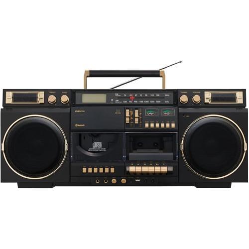 ORION SCR-B9 ブラック Bluetooth搭載CDステレオラジオカセット レトロ USB...