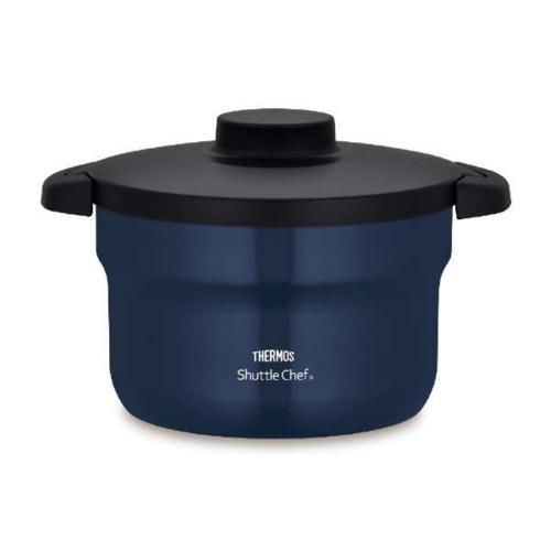 サーモス(THERMOS) KBJ-3002-NVY ネイビー 真空保温調理器シャトルシェフ2.8L...