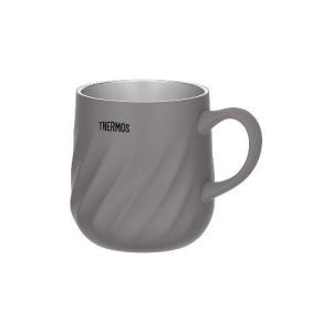 サーモス 食洗機対応 真空断熱マグカップ 450ml ダークグレー JTD-450