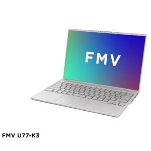 富士通(FUJITSU) FMV Note U FMVU77K3HA 14.0型 Win11Home CoreUltra7 メモリ16GB SSD512GB Office オプション付 フロストグレー U77-K3