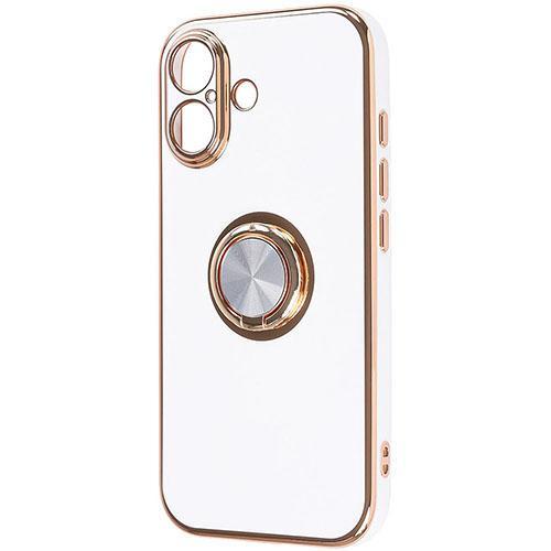 ray-out(レイ・アウト) iPhone17用 ソフトケース 精密設計 フレームメッキ リング付...