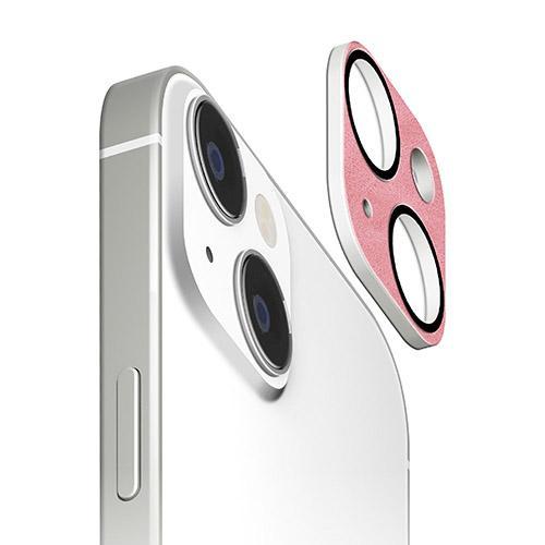 PGA iPhone15/15 Plus用 カメラフルプロテクター PVCレザー/ダスティピンク