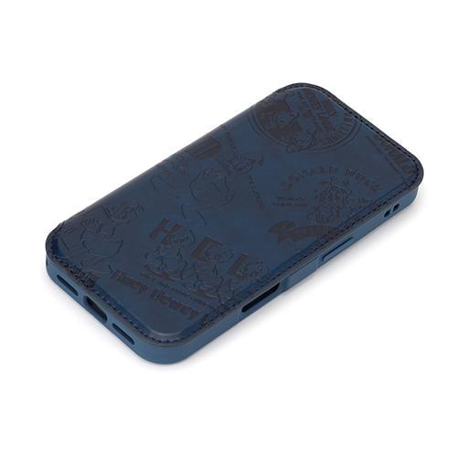 PGA PG-D24AGF02DND ドナルドダック iPhone16用 ガラスフリップケース