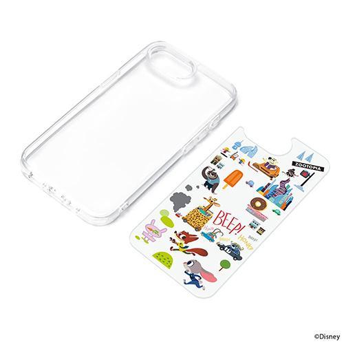 PGA PG-D25KPT04ZTP ズートピア iPhone 16e用 クリアハイブリッドケース ...