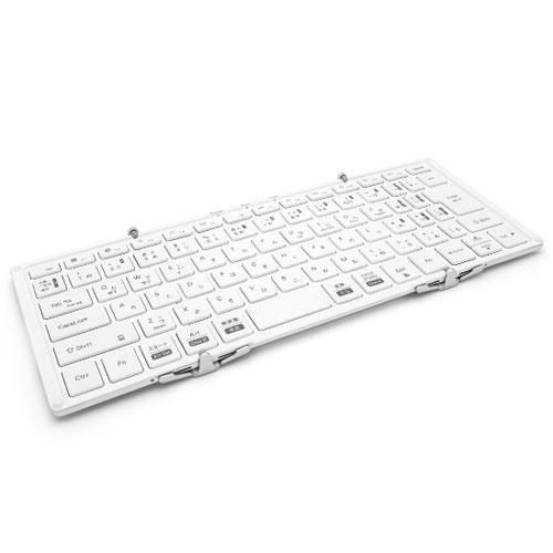 アーキサイト AM-K2TF83J/SLW シルバー・ホワイト MOBO 有線/無線キーボード 日本...