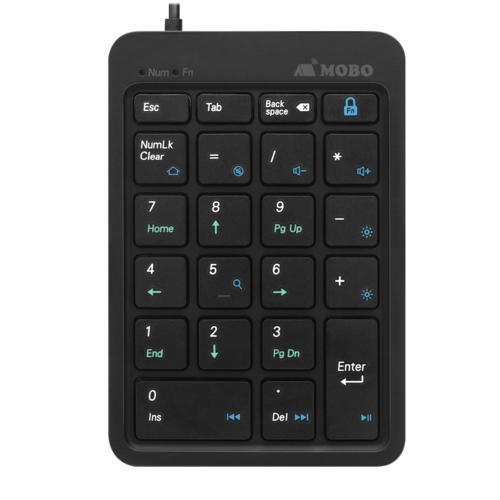 アーキサイト AM-NPW22-BK ブラック MOBO TenkeyPad 2 Wired 有線