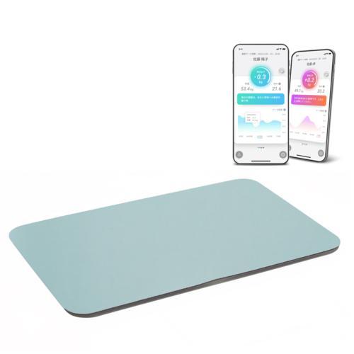 issin SBM22U01LJ-GN スマートバスマット グリーン 体重管理珪藻土マット 体重計モ...