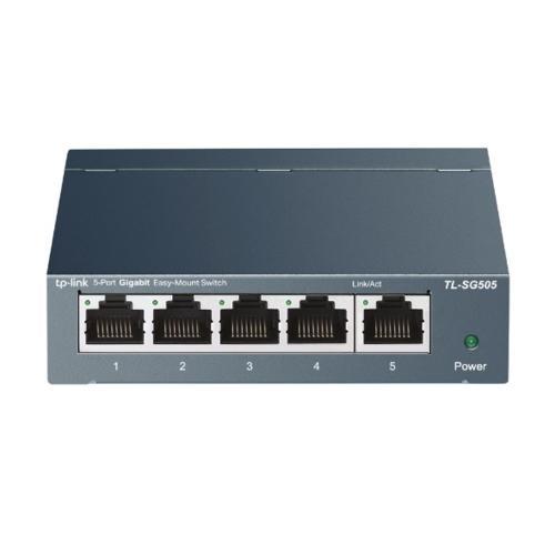 TP-Link(ティーピーリンク) TL-SG505 JP 5ポートギガビットらくらくマウントデスク...