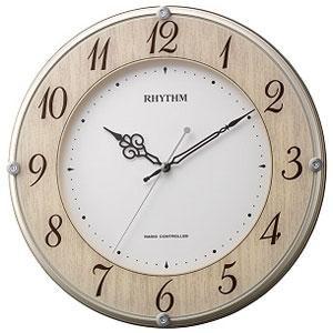 RHYTHM(リズム) 8MY506SR23 木目仕上 ライブリーナチュレ 電波掛け時計