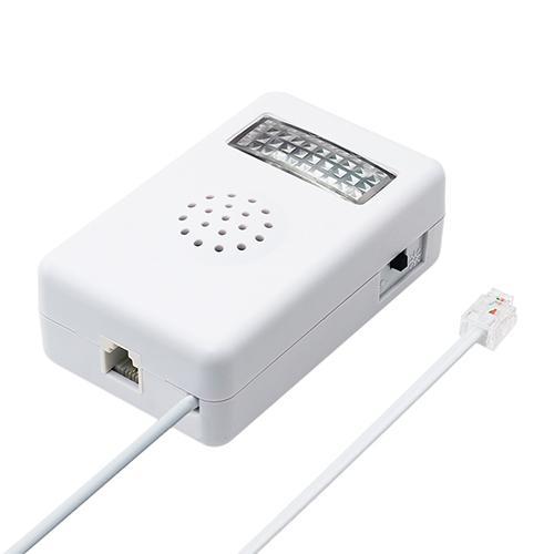 ミヨシ DSP-FL01 電話着信お知らせアダプタ フラッシュリンガー 壁掛けタイプ 6極/2芯 0...
