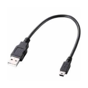 エレコム(ELECOM) U2C-GMM025BK ブラック USB2.0ケーブル/A-mini-B...