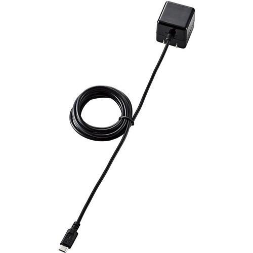 エレコム(ELECOM) MPA-ACMAC155BK ブラック ケーブル一体型スマホ用AC充電器 ...