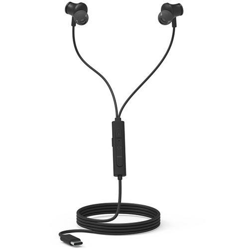 ナガオカ NTYPEC02BK ブラック ANC機能搭載、USB TYPE-C接続のカナル型有線イヤ...