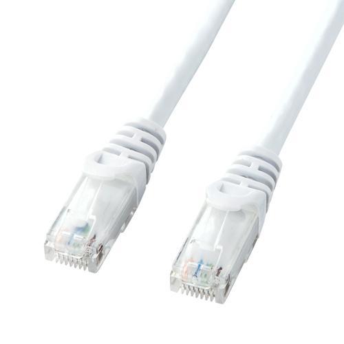 サンワサプライ LA-Y6-01W ホワイト LANケーブル カテゴリ6UTP 1m