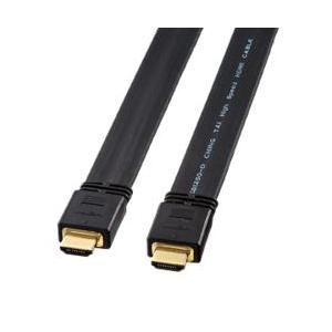 サンワサプライ KM-HD20-100FK フラットHDMIケーブル 10m