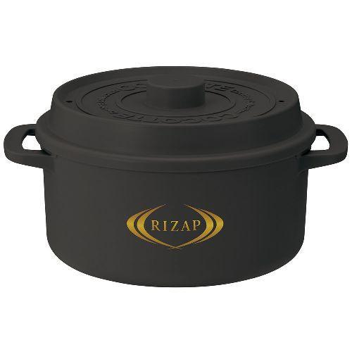 スケーター MWCP2BK クロ RIZAP ココット風電子レンジ用鍋