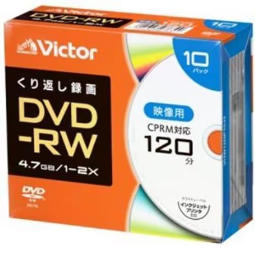 Verbatim(バーベイタム) VHW12NP10J2 Victor 繰り返し録画用 DVD-RW...